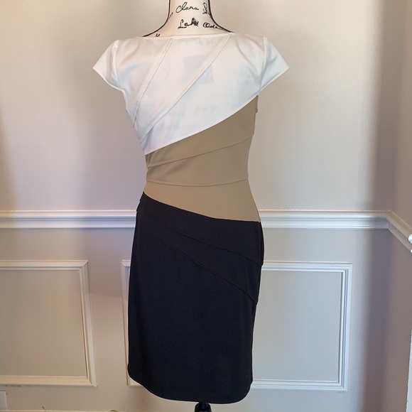 🤍🤎🖤London Times Midi Dress🤍🤎🖤 - Picture 2 of 5